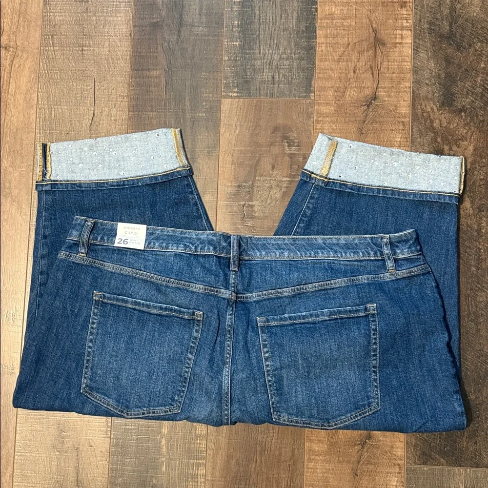 Lane Bryant Classic‎ Blue Boyfriend Jeans
